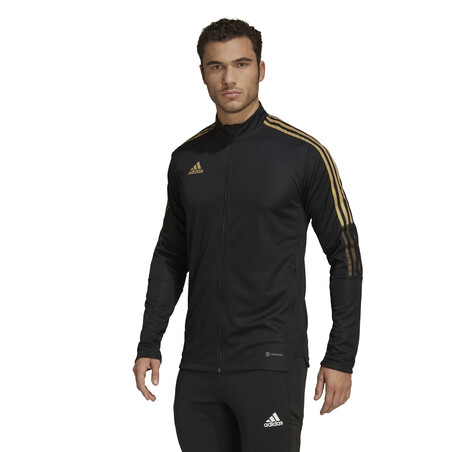 Veste survêtement adidas Tiro noir or