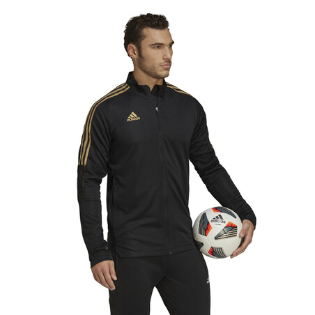 Veste survêtement adidas Tiro noir or