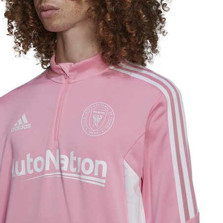 Sweat zippé Inter Miami rose 2022/2023