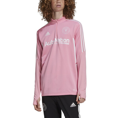 Sweat zippé Inter Miami rose 2022/2023