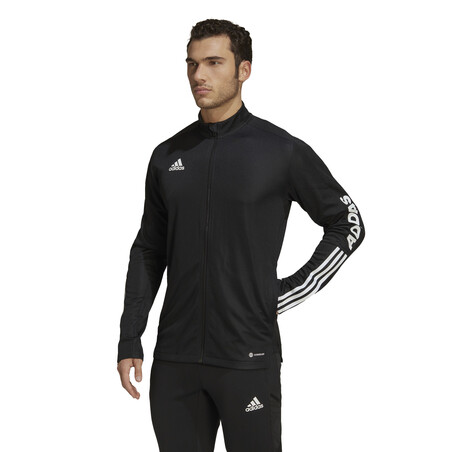 Veste survêtement adidas Tiro noir blanc