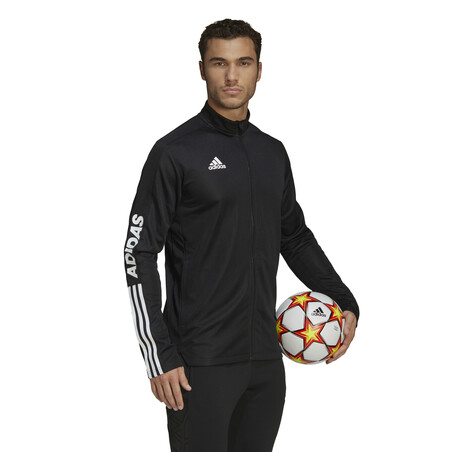 Veste survêtement adidas Tiro noir blanc