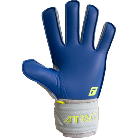 Gants gardien junior Reusch Attrakt Solid Hugo gris bleu