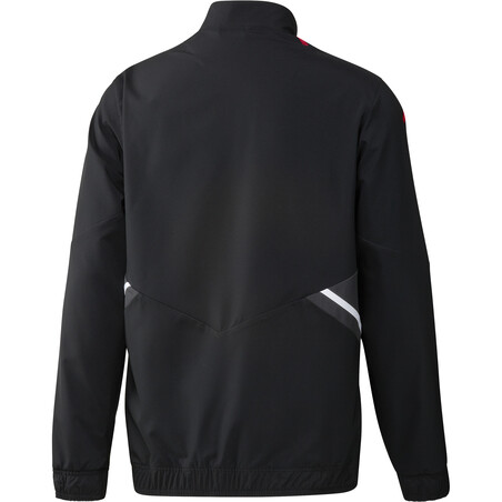 Veste survêtement Manchester United noir rouge 2022/23