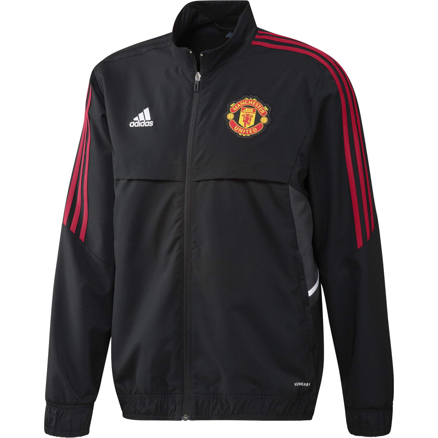 Veste surv tement Manchester United noir rouge 2022 23 sur Foot