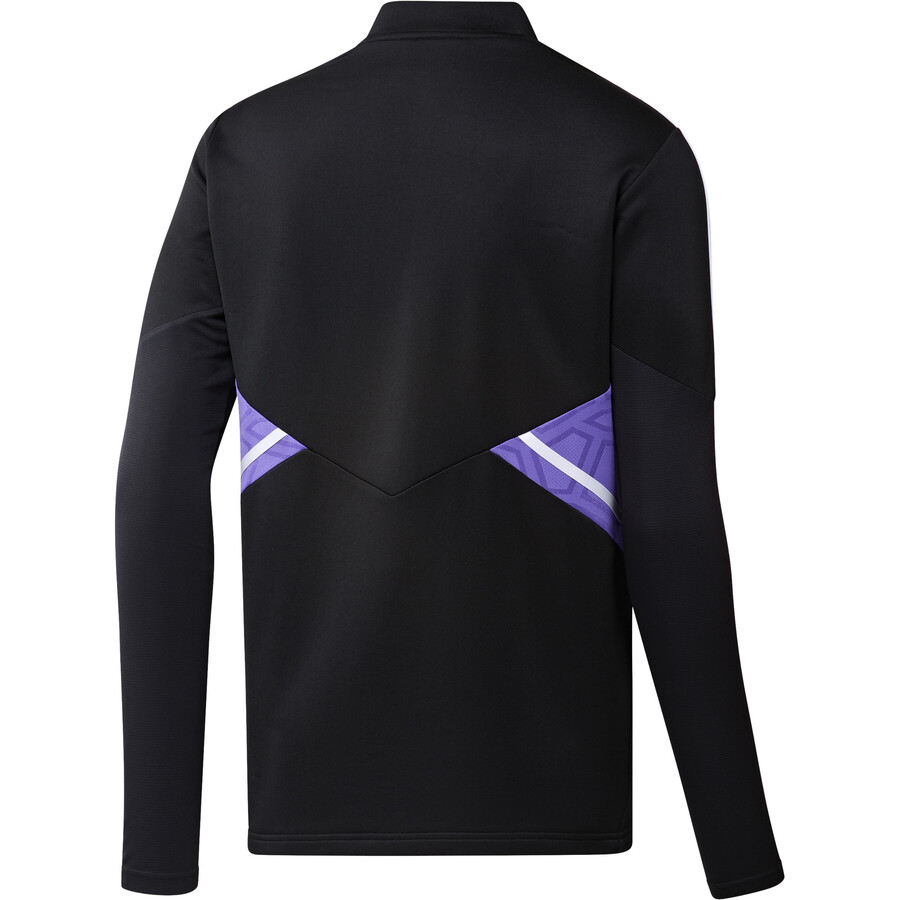 Sweat zippé Real Madrid noir violet 2022/23