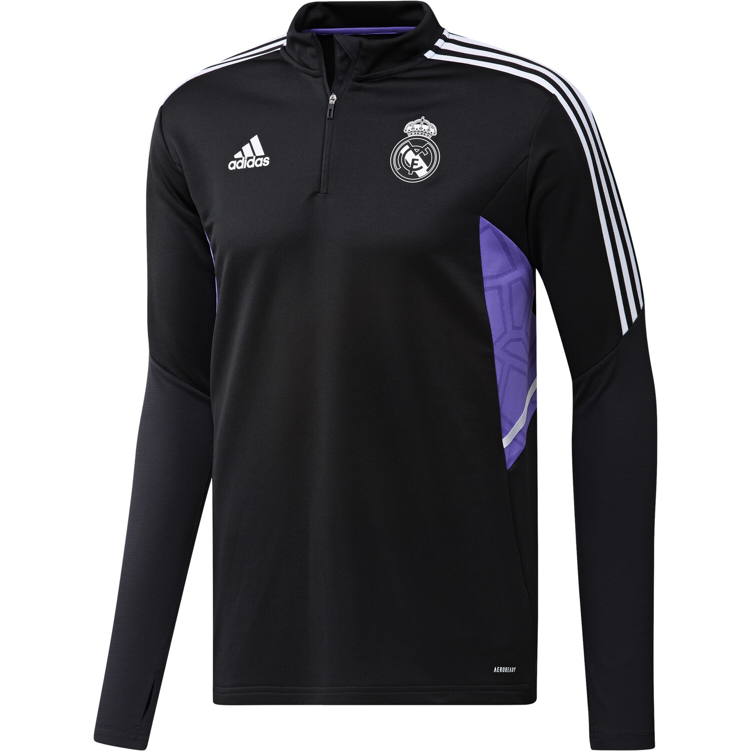 Sweat D'entraînement Real Madrid Adidas - Saison 2017-2018 - Noir - Taille S Homme