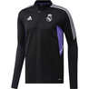 Sweat zippé Real Madrid noir violet 2022/23