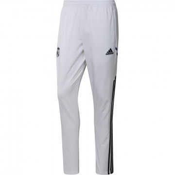 Pantalon survêtement Real Madrid Woven blanc noir 2022/23