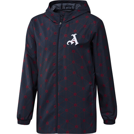 Veste à capuche Arsenal bleu rouge 2021/22