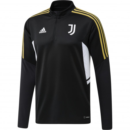 Sweat zippé Juventus noir or 2022/23