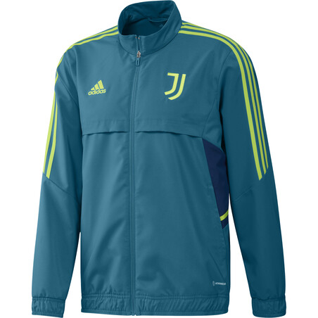 Veste survêtement Juventus bleu vert 2022/23