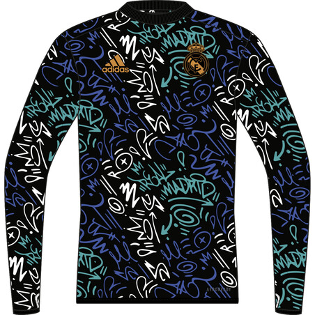 Sweat avant match Real Madrid graphic 2021/22