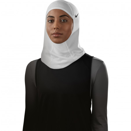 Hijab Nike Pro blanc