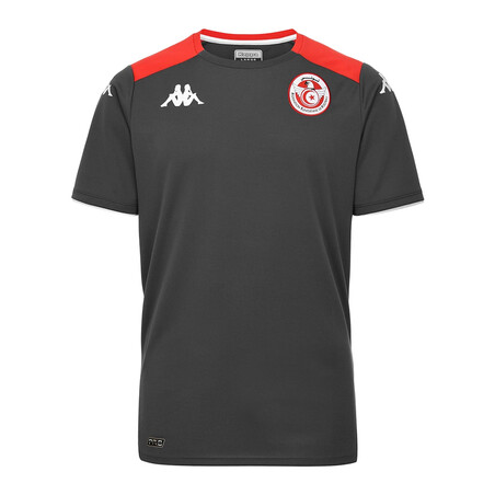 Maillot entraînement Tunisie gris rouge 2022