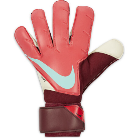 Gants gardien Nike Grip rouge blanc