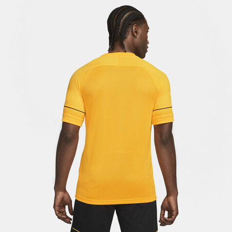 Maillot entraînement Nike Academy jaune noir