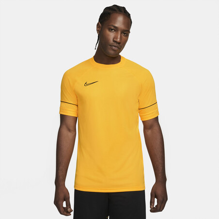 Maillot entraînement Nike Academy jaune noir