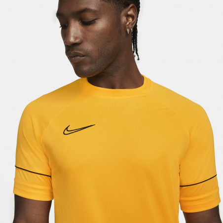 Maillot entraînement Nike Academy jaune noir