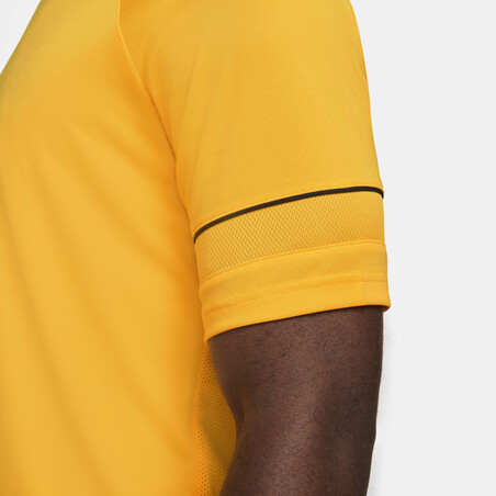 Maillot entraînement Nike Academy jaune noir