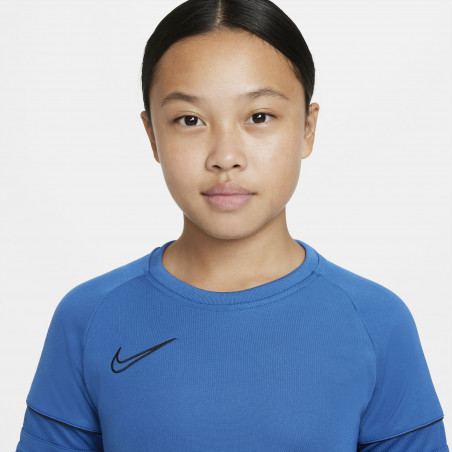 Maillot entraînement junior Nike Academy bleu noir