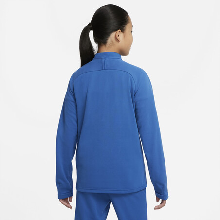 Sweat zippé junior Nike Academy bleu noir