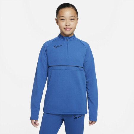 Sweat zippé junior Nike Academy bleu noir