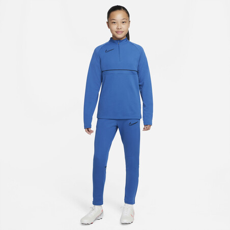 Sweat zippé junior Nike Academy bleu noir