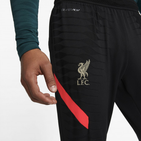 Pantalon survêtement Liverpool Strike Elite noir rouge 2021/22