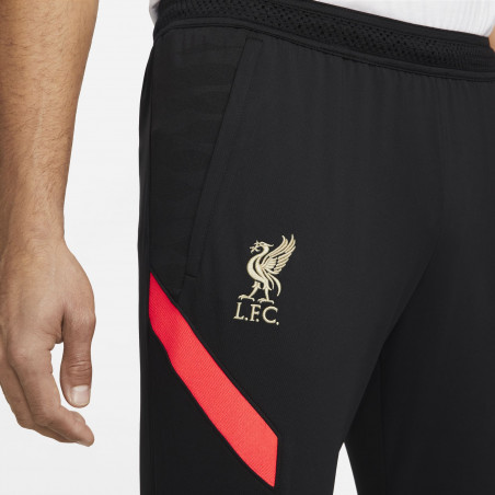 Pantalon survêtement Liverpool Strike noir rouge 2021/22