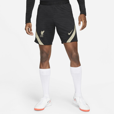 Short entraînement Liverpool Strike noir gris 2021/22