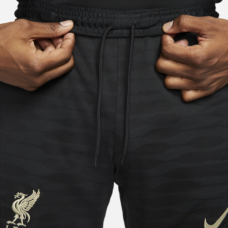 Short entraînement Liverpool Strike noir gris 2021/22