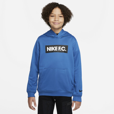 Sweat à capuche junior Nike F.C. bleu