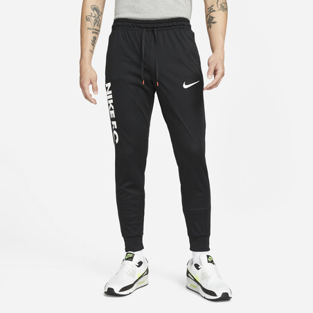 Pantalon survêtement Nike F.C. noir blanc