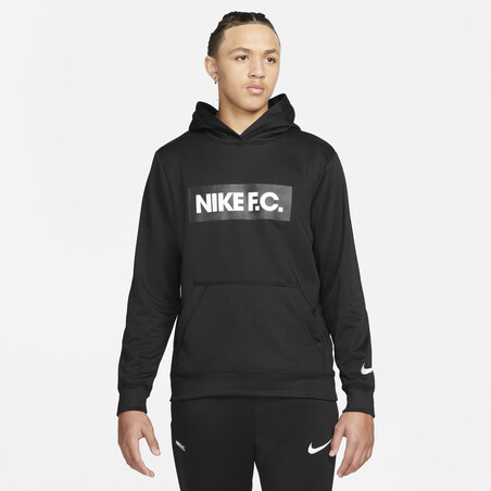 Sweat à capuche Nike F.C. noir