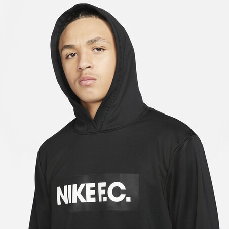 Sweat à capuche Nike F.C. noir