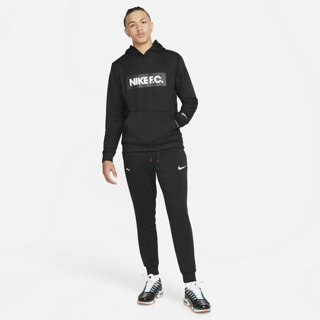 Sweat à capuche Nike F.C. noir