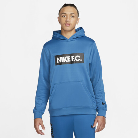 Sweat à capuche Nike F.C. bleu