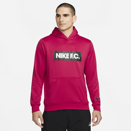 Sweat à capuche Nike F.C. rouge