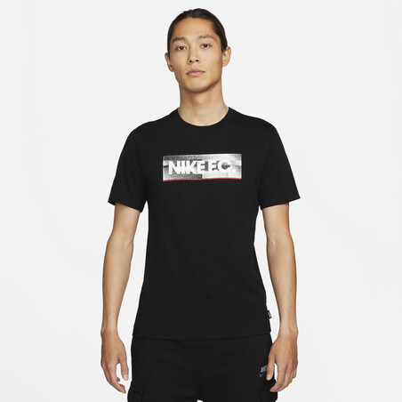 T-shirt Nike F.C. noir rouge