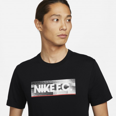 T-shirt Nike F.C. noir rouge