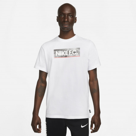 T-shirt Nike F.C. blanc rouge