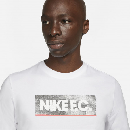 T-shirt Nike F.C. blanc rouge