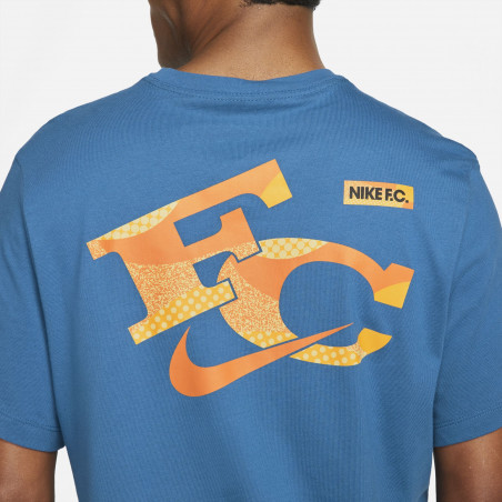 T-shirt Nike F.C. graphic bleu orange