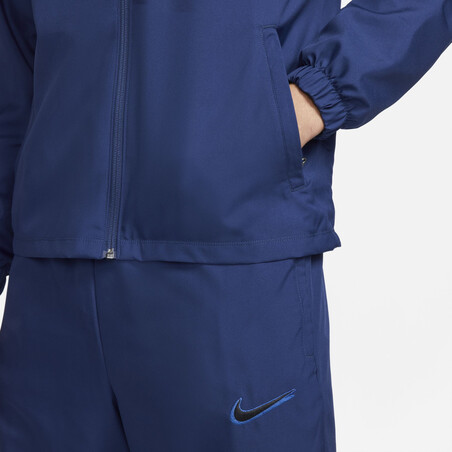 Ensemble survêtement FC Barcelone Academy bleu orange 2021/22