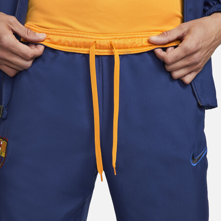 Ensemble survêtement FC Barcelone Academy bleu orange 2021/22