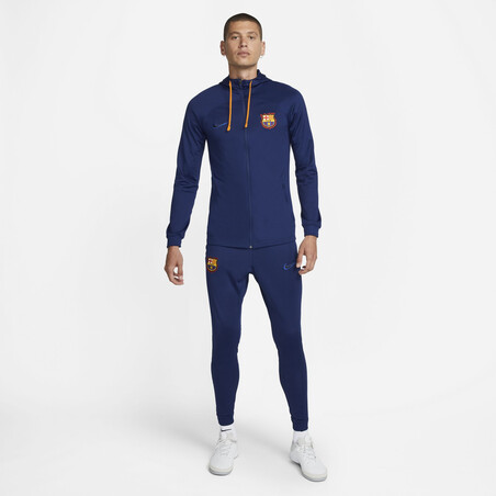 Ensemble survêtement FC Barcelone Strike bleu orange 2021/22