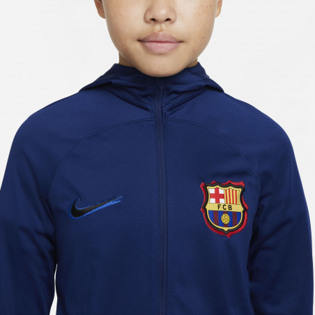 Ensemble survêtement junior FC Barcelone bleu 2021/22