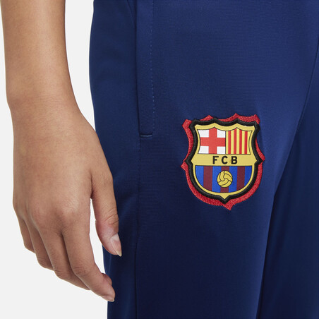 Ensemble survêtement junior FC Barcelone bleu 2021/22