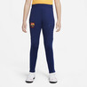 Pantalon survêtement junior FC Barcelone bleu orange 2021/22